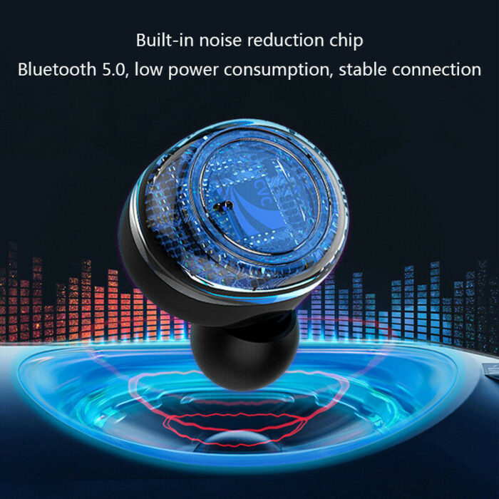 Waterproof Bluetooth 5.0 Wireless Earbuds Headphone Headset Noise Cancelling TWS - Image 8