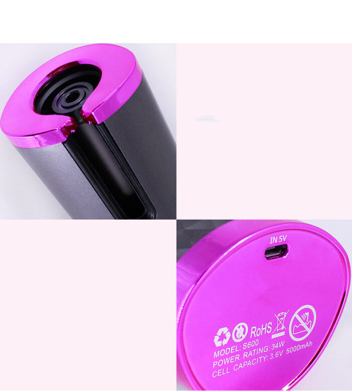 Rechargeable Automatic Hair Curler Women Portable Hair Curling Iron LCD Display - Image 4