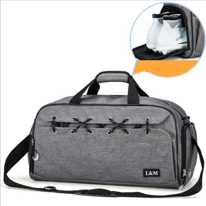Sports Gym Bag Travel Duffel Bag With Shoes - Image 1