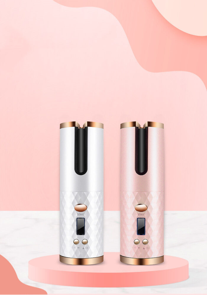 Rechargeable Automatic Hair Curler Women Portable Hair Curling Iron LCD Display - Image 6
