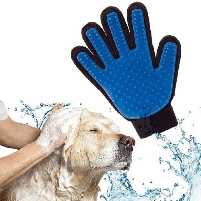 Cat Grooming Glove For Cats Wool Glove Pet Hair Deshedding Brush Comb Glove For Pet Dog Cleaning Massage Glove For Animal Sale - Image 2