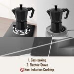 Stovetop Espresso Maker Espresso Cup Moka Pot Classic Cafe Maker - Image 2