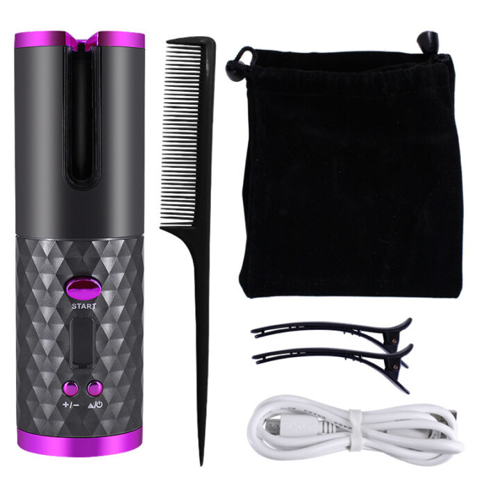 Rechargeable Automatic Hair Curler Women Portable Hair Curling Iron LCD Display - Image 5