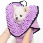 Dogs Cats Towels Super Absorbent Dog Bathrobe Microfiber Bath Towels Quick-Drying Cat Bath Towel For Pets Towel Dog Towels Pet Products - Image 5