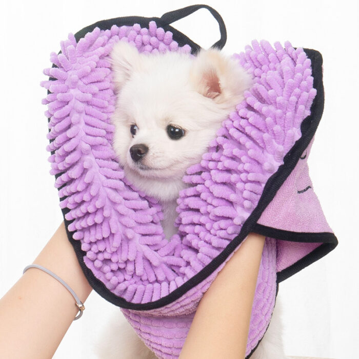 Dogs Cats Towels Super Absorbent Dog Bathrobe Microfiber Bath Towels Quick-Drying Cat Bath Towel For Pets Towel Dog Towels Pet Products - Image 5