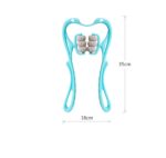 Multifunctional Manual Six-wheel Neck Massager Massage Relieve Roller Massage Tool - Image 5