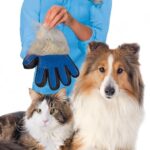 Cat Grooming Glove For Cats Wool Glove Pet Hair Deshedding Brush Comb Glove For Pet Dog Cleaning Massage Glove For Animal Sale - Image 3