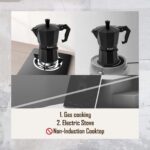 Stovetop Espresso Maker Espresso Cup Moka Pot Classic Cafe Maker - Image 9