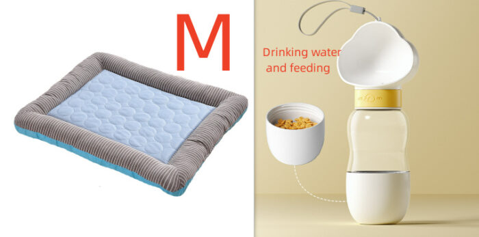 Pet Cooling Pad Bed For Dogs Cats Puppy Kitten Cool Mat Pet Blanket Ice Silk - Image 9
