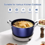 Casserole Dish, Induction Saucepan With Lid, 24cm 2.2L Stock Pots Non Stick Saucepan, Aluminum Ceramic Coating Cooking Pot Free, Suitable For All Hobs Types,  Amazon Banned - Image 7